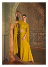 Yellow Colour Ruchika By Sayuri Chinon Silk Indo Western Wholesale Shop In Surat 5739