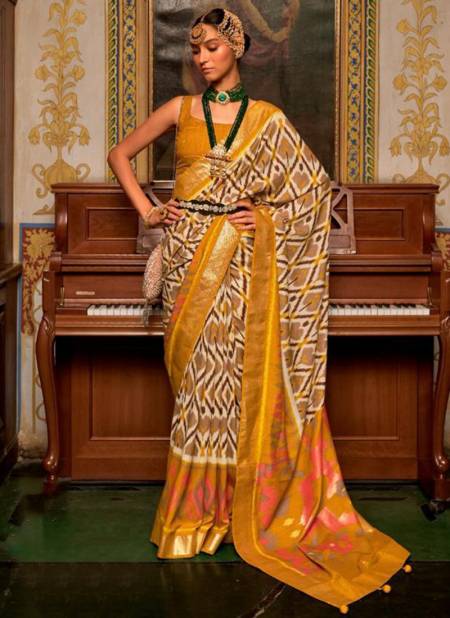 Yellow Colour Shubharambh Vol 2 Function Wear Wholesale Printed Sarees 470 B