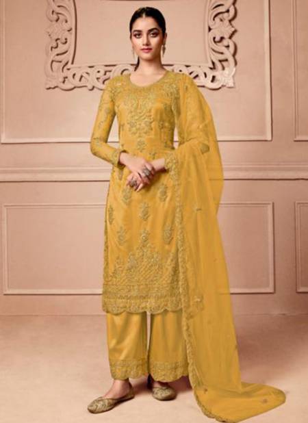 Yellow Colour Swati Exclusive Wholesale Designer Salwar Suit Catalog 3504