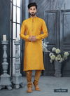 Yellow Colour Vol 10 Function Wear Mens Kurta Pajama Exporters In India 2046