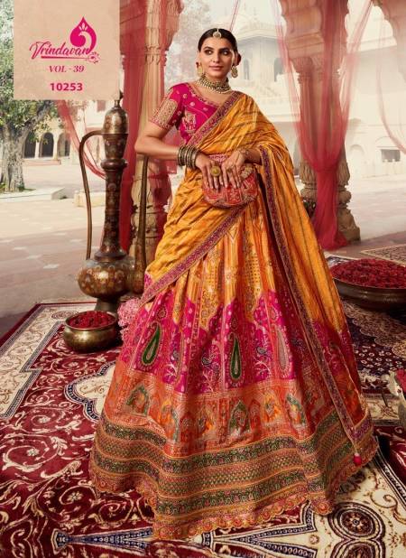 Vrindavan Vol 39 By Royal Banarasi Silk Designer Lehenga Choli Catalog Catalog