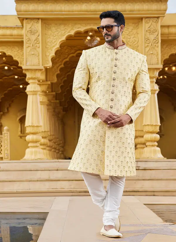 Wedding Wear Mens Sherwani Catalog 