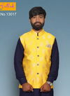 Yellow Jute with Jacquard Modi Jacket 13017