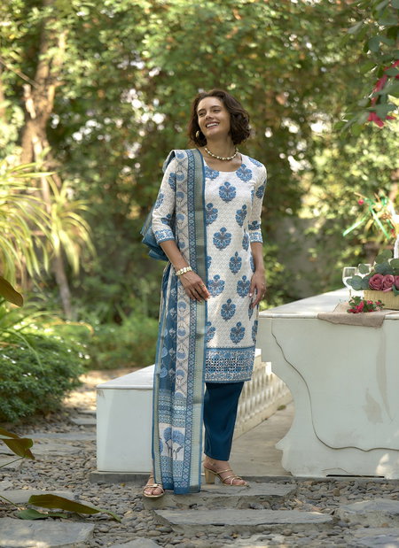 Tew Cotton With Printed Kurti With Bottom Dupatta Bulk Orders In India