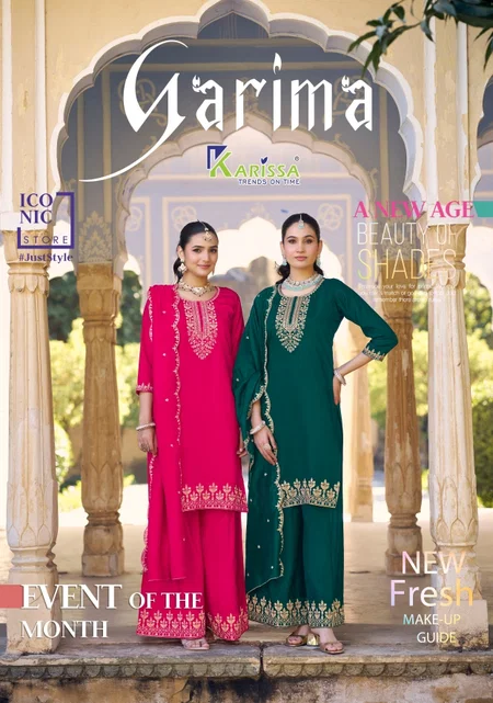 Garima By Karissa Viscose Silk Bulk Kurti With Bottom Dupatta Orders In India