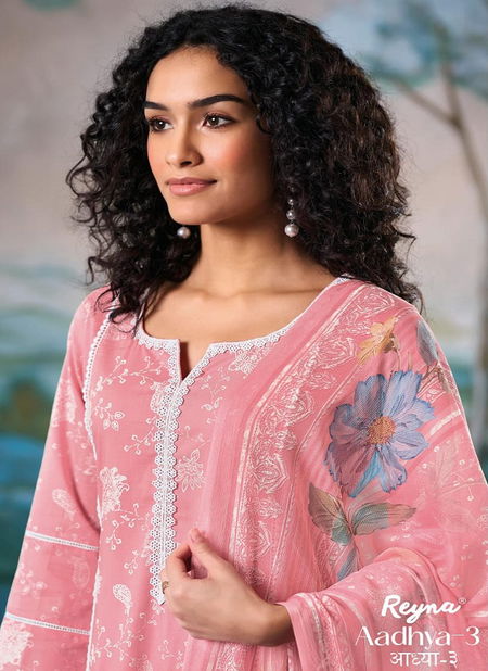 Aadhya 3 By Reyna Cotton Block Printed Dress Material Wholesalers In Delhi