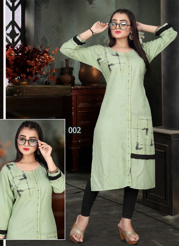 Aagya Carnival Rayon Designer Fancy Wear Printed Kurti Collection