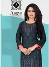 Aagya Colors 4 Casual Wear Designer Prined Rayon Kurti Collection
