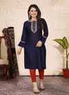 Aagya Jasmine 3 Fancy Ethnic Wear Rayon Embroidery Designer Kurti Collection
