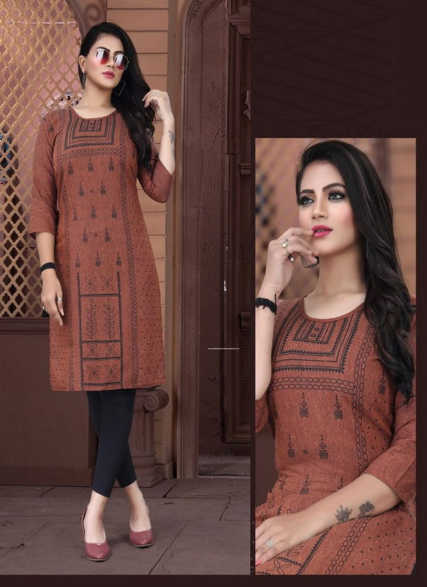 Aagya Sweetheart Designer Fancy Wear Printed Kurti Collection