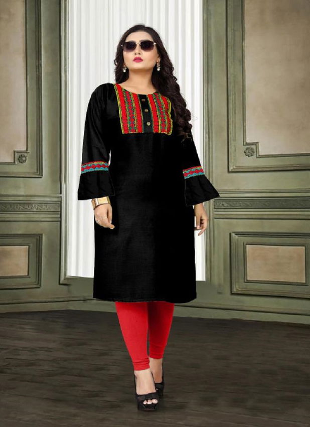 Aagya Wedesi 2 Fancy Casual Wear Designer Rayon Kurti Collection
