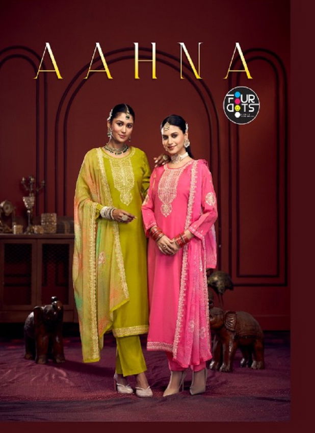 Aahna By Fourdots Muslin Simar Digital Printed Designer Salwar Suits Online Wholesale