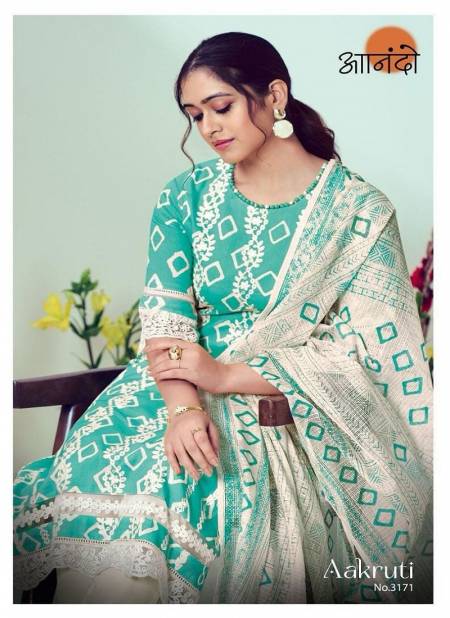 Aakruti 3171 Anando By Jay Vijay Cotton Printed Designer Salwar Suits Wholesalers In Delhi Catalog