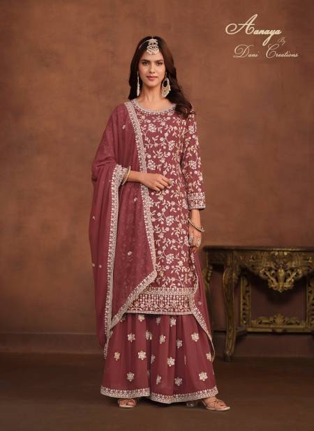 Aanaya Vol 174 By Dani Fashion 7401 To 7404 Series Designer Georgette Suits Wholesalers In Delhi Catalog