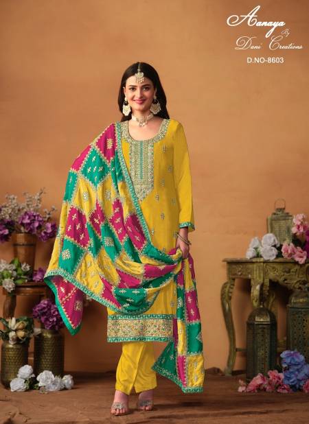 Aanaya Vol 186 Designer Chinon Silk Wedding Wholesale Salwar Suit Wholesale Price In Surat Catalog