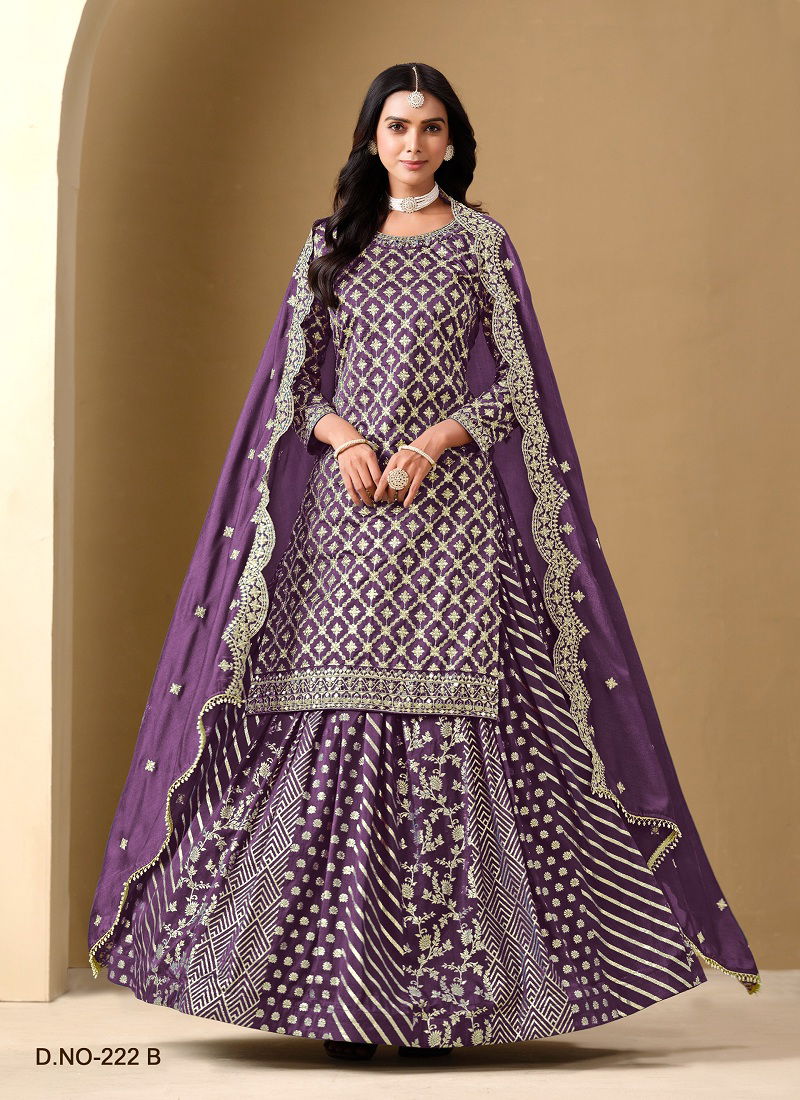 Aanaya Vol 222 By Dani Art Silk Designer Salwar Kameez Orders In India