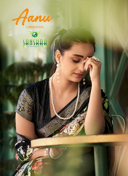 Aanu By Sanskar Tex Prints Hit Design Dola Jari Lining Sarees Wholesale Clothing Suppliers In India  
