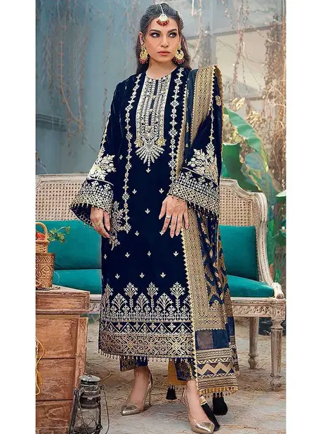 Aanya 1774 By Deepsy Velevt Pakistani Suits Wholesale Online Catalog