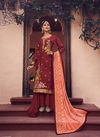 Aarav Rooshi Latest Fancy Designer Heavy Soft Minakari jacquard with fancy diamond Embroidery Designer Dress Material Collection
