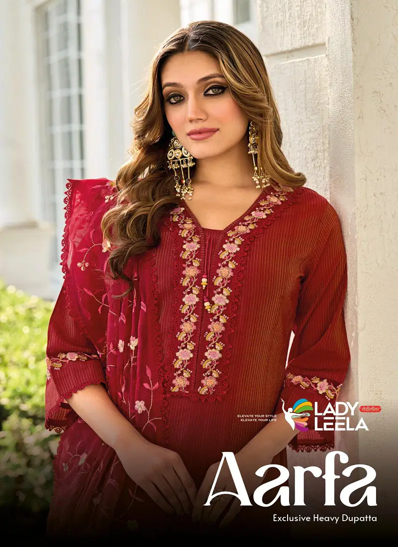 Aarfa By Lady Leela Viscose Kurti With Bottom Dupatta Wholesalers In Delhi Catalog