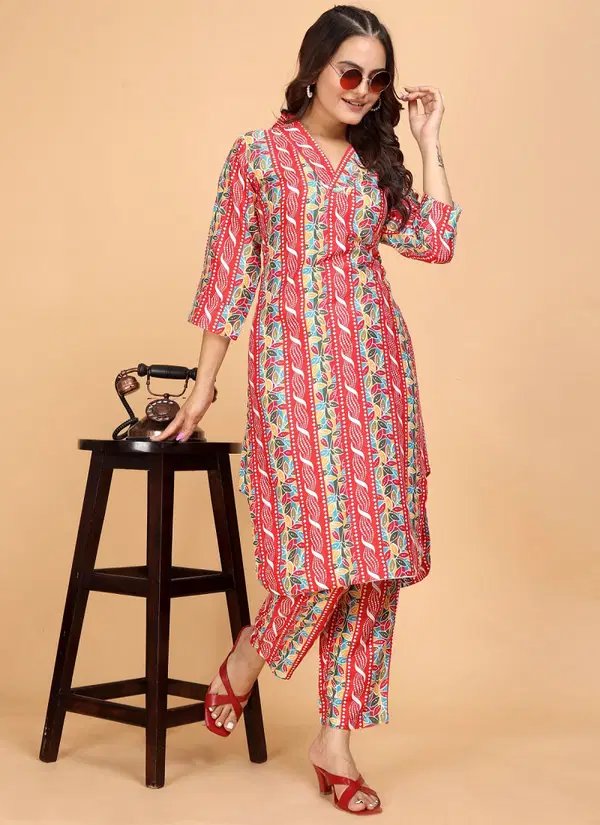 Aarika 9Star Designer Jam Cotton Kurti With Bottom Suppliers In India