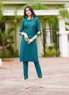 Aarohi Classic Ethnic Wear Rayon Fancy Kurti With Bottom Collection