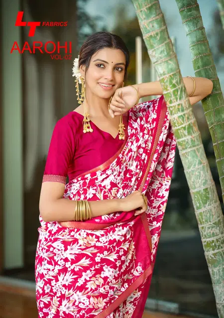 Aarohi Vol 2 By Kashvi Dola Silk With Fancy Lace Saree Suppliers In India

