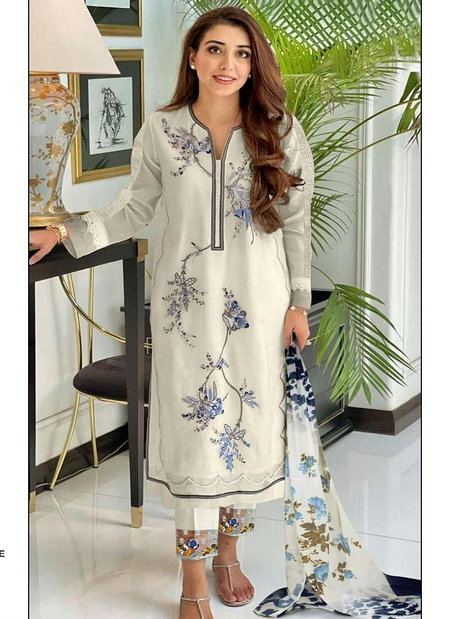 Aarsh 025 Embroidery Georgette Pakistani Readymade Suits Wholesale Shop In Surat