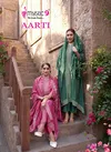 Aarti Vol 1 By Mystic 9 Vertican Kurti With Bottom Dupatta Wholesale Market In Surat