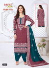 Aarvi Batik Plus Vol 1 Latest Regular Wear Printed Cotton Dress Material With Mal Mal Dupatta 