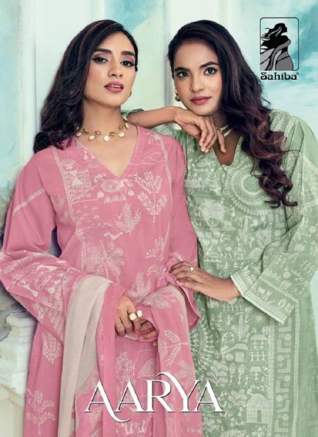 Aarya By Sahiba Pure Cotton Dress Material Wholesale Suppliers In Mumbai Catalog