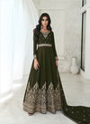 Aashirwad Gulkand Bela Premium Silk Heavy Embroidery Gown With Dupatta Catalog