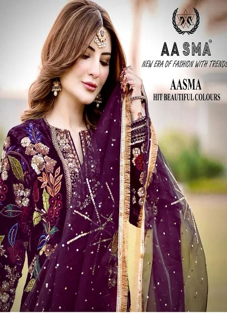 Aasma 7773 A To D Georgette Pakistani Suits Wholesale Shop In Surat 