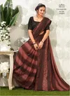 Aasmani 103 By Kalpatru Mono Georgette Party Wear Sarees Wholesale Market In Surat