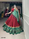 Aawiya 1207 Colours Tussar Silk Foil Printed Occasion Wear Lehenga Choli Suppliers In India