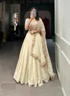 Aawiya 1400 Off White Designer Georgette Embroidery Occasion Lehenga Choli Manufacturers