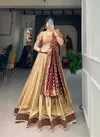 Aawiya 2014CHK Vichitra Silk Occasion Wear Lehenga Choli Wholesale Online