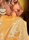 Aayushi Jarkan Vol 4 By Saroj Jarkan Work Designer Sarees Wholesale Shop In Surat