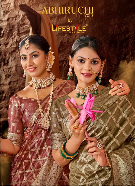 Abhiruchi Vol 3 Fancy Designer Wedding Sarees Catalog