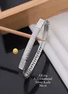 Accessories AD Diamond Designer Rose Gold And Silver Kada 4
