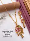 Accessories Brass High Gold Chain Pendant Set 4 Catalog
