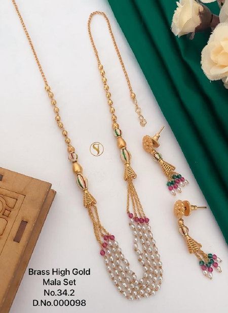 Accessories Brass High Gold Mala Pendal Set 5 Catalog
