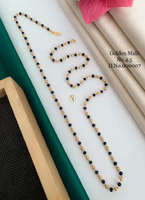 Accessories Golden Plated Fancy Mala Catalog
