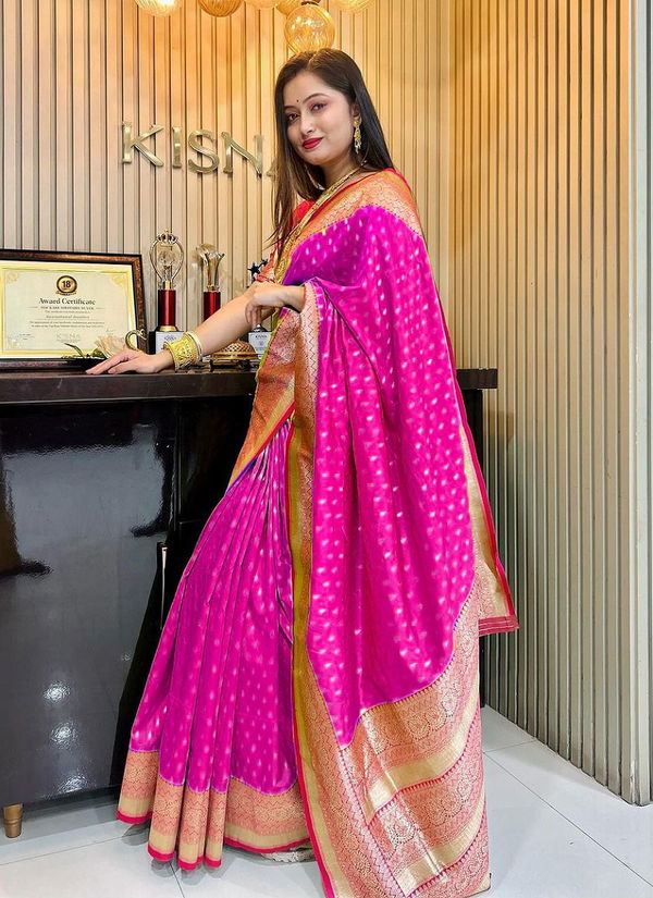 AD 1384 Banarasi Silk Sarees Wholesale Clothing Suppliers In Surat