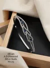 Ad Diamond 4 Designer Rose Gold Kada Catalog
