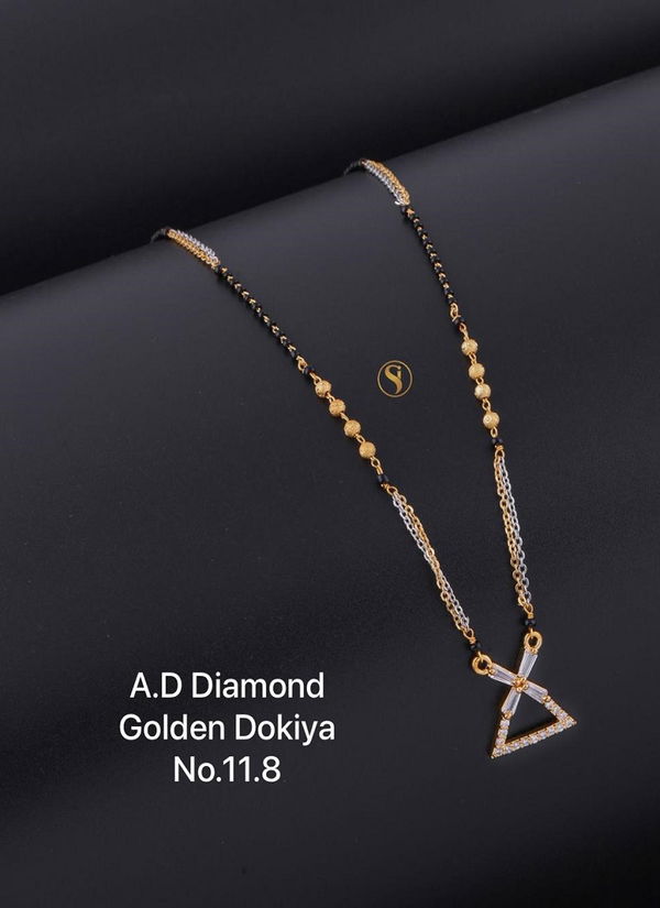 AD Diamond Daily Wear Designer Mangalsutra 14 Manufacturers
