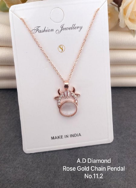 AD Diamond Designer Chain Pendant Set 3 Wholesale Manufacturers
