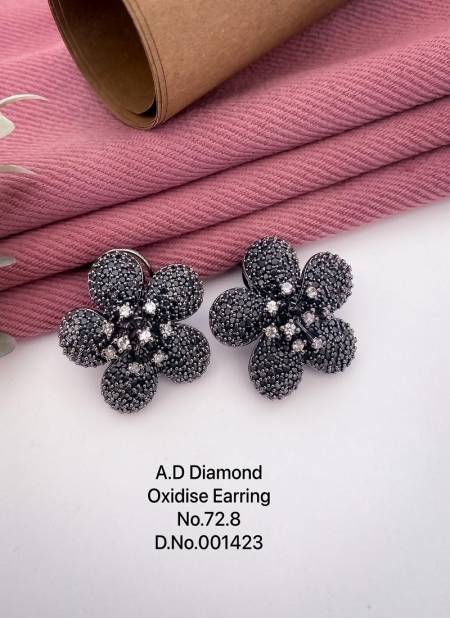 AD Diamond Oxidised 1423 Series Earring exporters in India