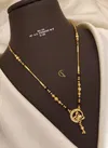 AD Forming String Mangalsutra cum Pandent Daily Wear Accessories