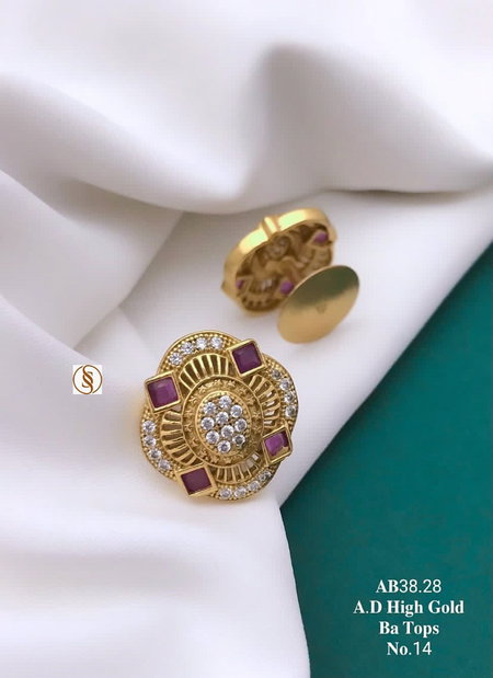 Ad High Gold Baa Wholesale Tops Earrings manufacturers
